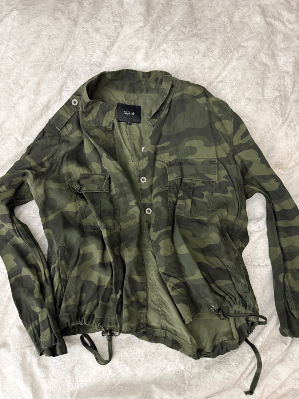 Rails Olive Green Camo Utility Jacket